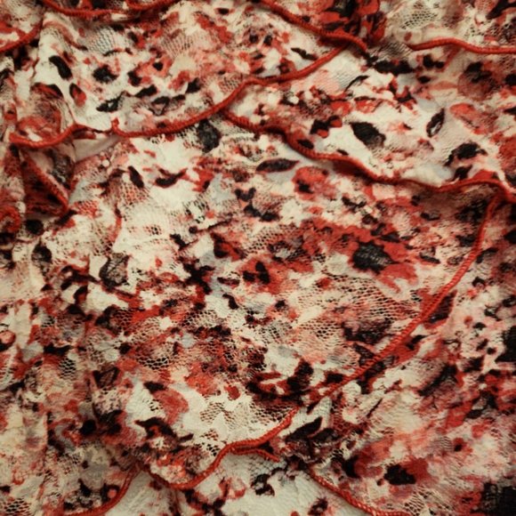 NWT AB Studio Women's Large Blouse with Ruffles - Picture 4 of 8